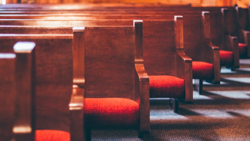 Church Pew & Church Kneelers