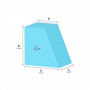 Foam Wedge Backs Cut to Size