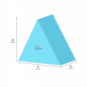 Foam Equilateral Triangles Cut to Size